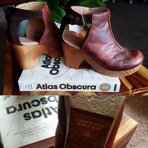 Free People Amber Orchard Leather Clog